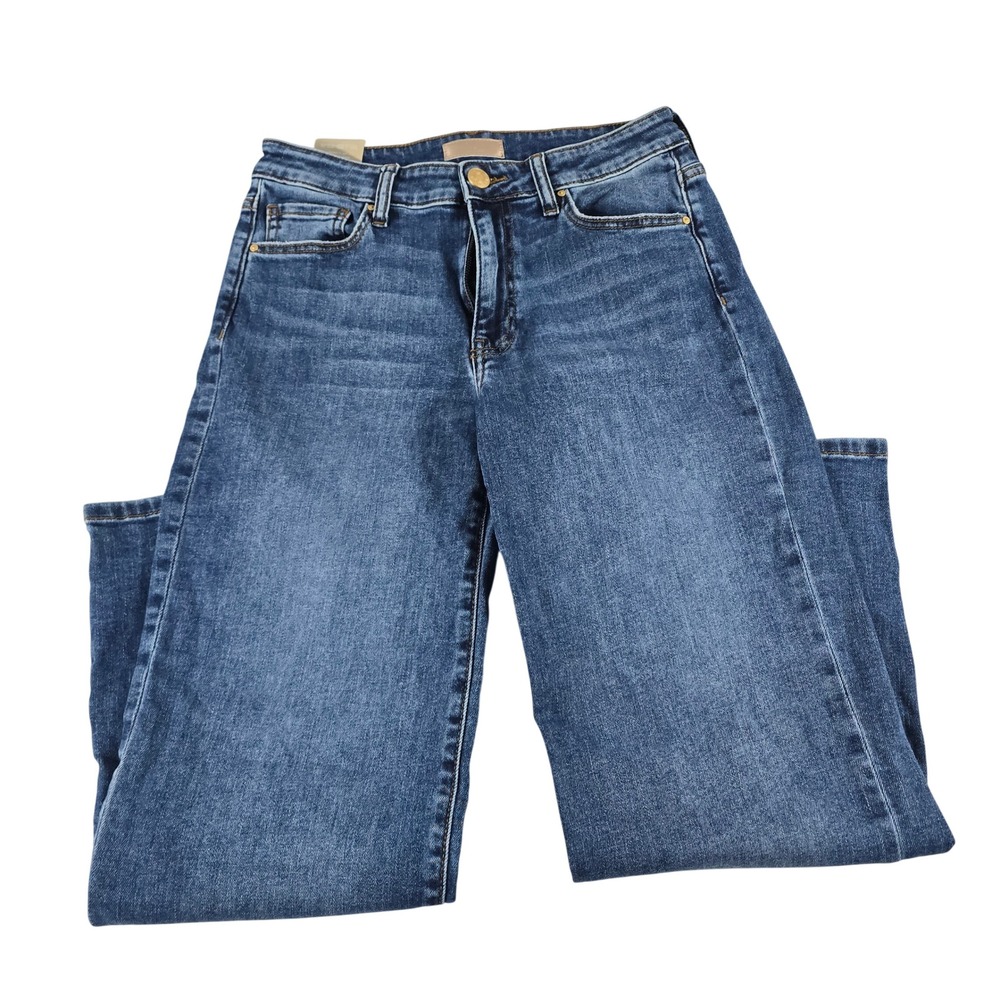 Kut from the Kloth Charlotte High Rise Wide Leg Jeans Blue Denim Size 4
